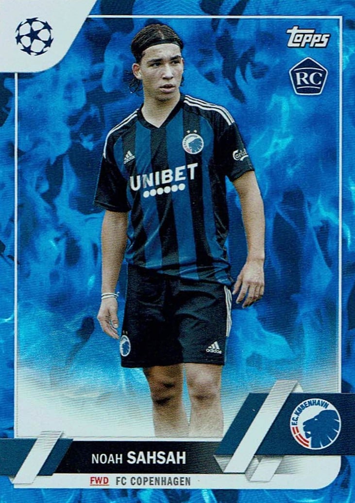 Noah Sahsah
blue inferno foil /125
card no. 141